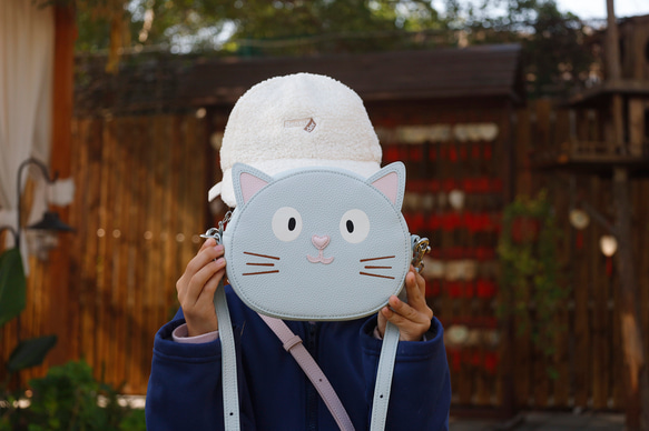 新商品キャンペーン中！かわいい猫ショルダーバッグ  親子おそろいもOK！ 10枚目の画像