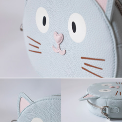 新商品キャンペーン中！かわいい猫ショルダーバッグ  親子おそろいもOK！ 17枚目の画像