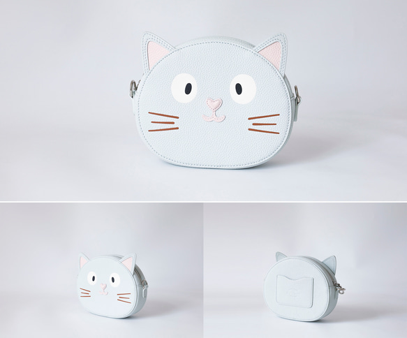 新商品キャンペーン中！かわいい猫ショルダーバッグ  親子おそろいもOK！ 16枚目の画像