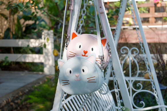 新商品キャンペーン中！かわいい猫ショルダーバッグ  親子おそろいもOK！ 9枚目の画像
