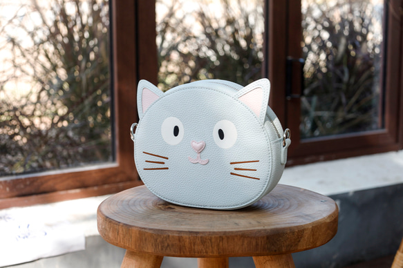 新商品キャンペーン中！かわいい猫ショルダーバッグ  親子おそろいもOK！ 12枚目の画像