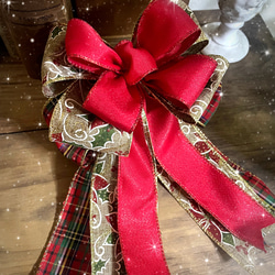 クリスマス クリスマスリボン ツリートップリボン クリスマスツリー