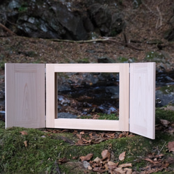 ヒノキの紙芝居フレーム その他家具 わたらせ木工店 通販 20204683