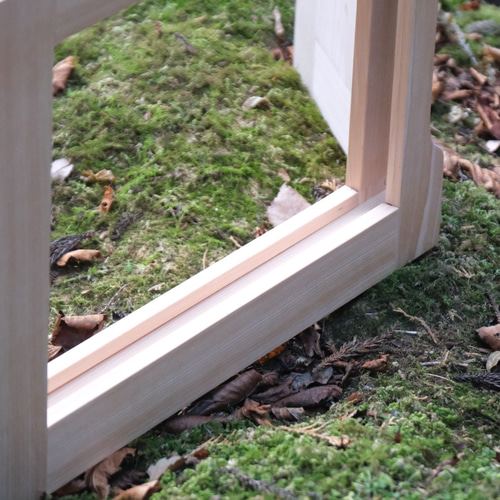 ヒノキの紙芝居フレーム その他家具 わたらせ木工店 通販 20204683