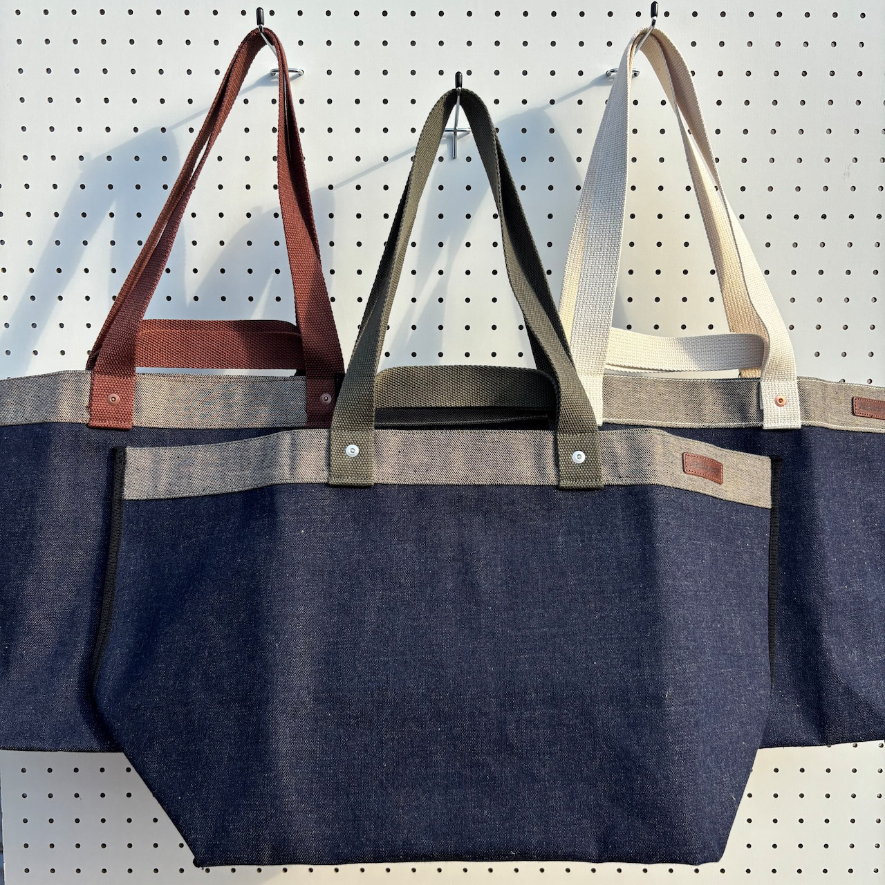 【岡山デニム】マルシェバッグ　お買い物バッグ