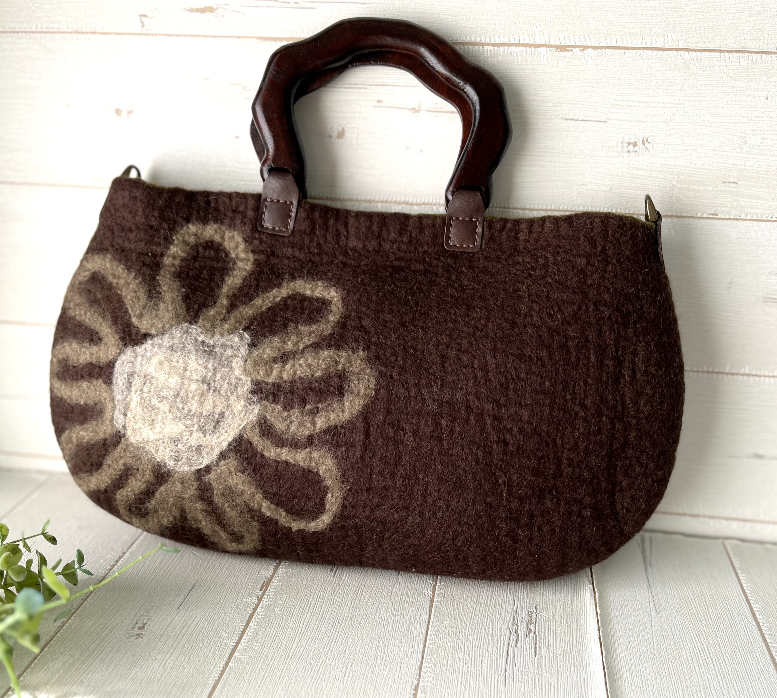 ソレイユ　ミニバッグ　＊チョコレート＊