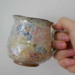 京焼・清水焼 色絵 輪花小鉢（鉄線） お椀・ボウル・鉢 Shun 通販