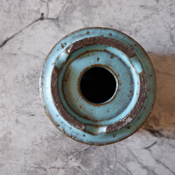 4号ヒスイ青裂紋鉢348　塊根植物　多肉植物　アガベ　盆栽　植木鉢　作家鉢　鉢皿　沖縄 7枚目の画像