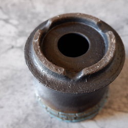 5号ヒスイ青掛分け裂紋鉢349　塊根植物　多肉植物　アガベ　盆栽　植木鉢　作家鉢　鉢皿　沖縄 6枚目の画像