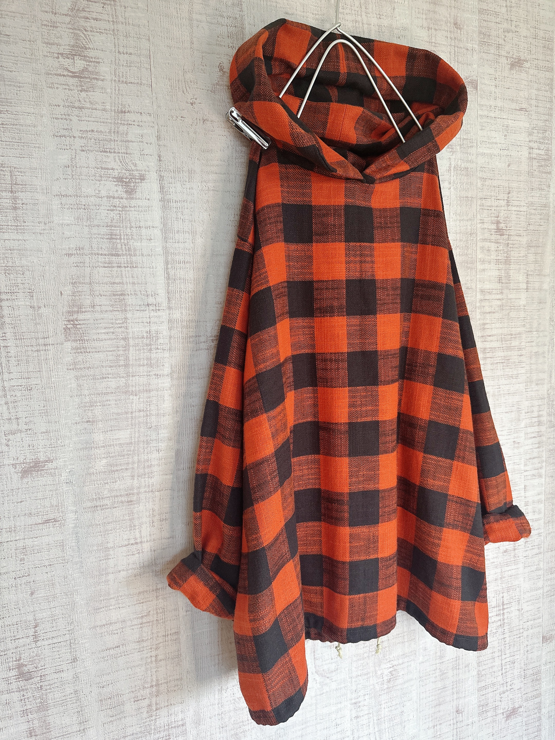 a.myu 人気やや起毛洗えるシャツパーカー定番bigパーカー