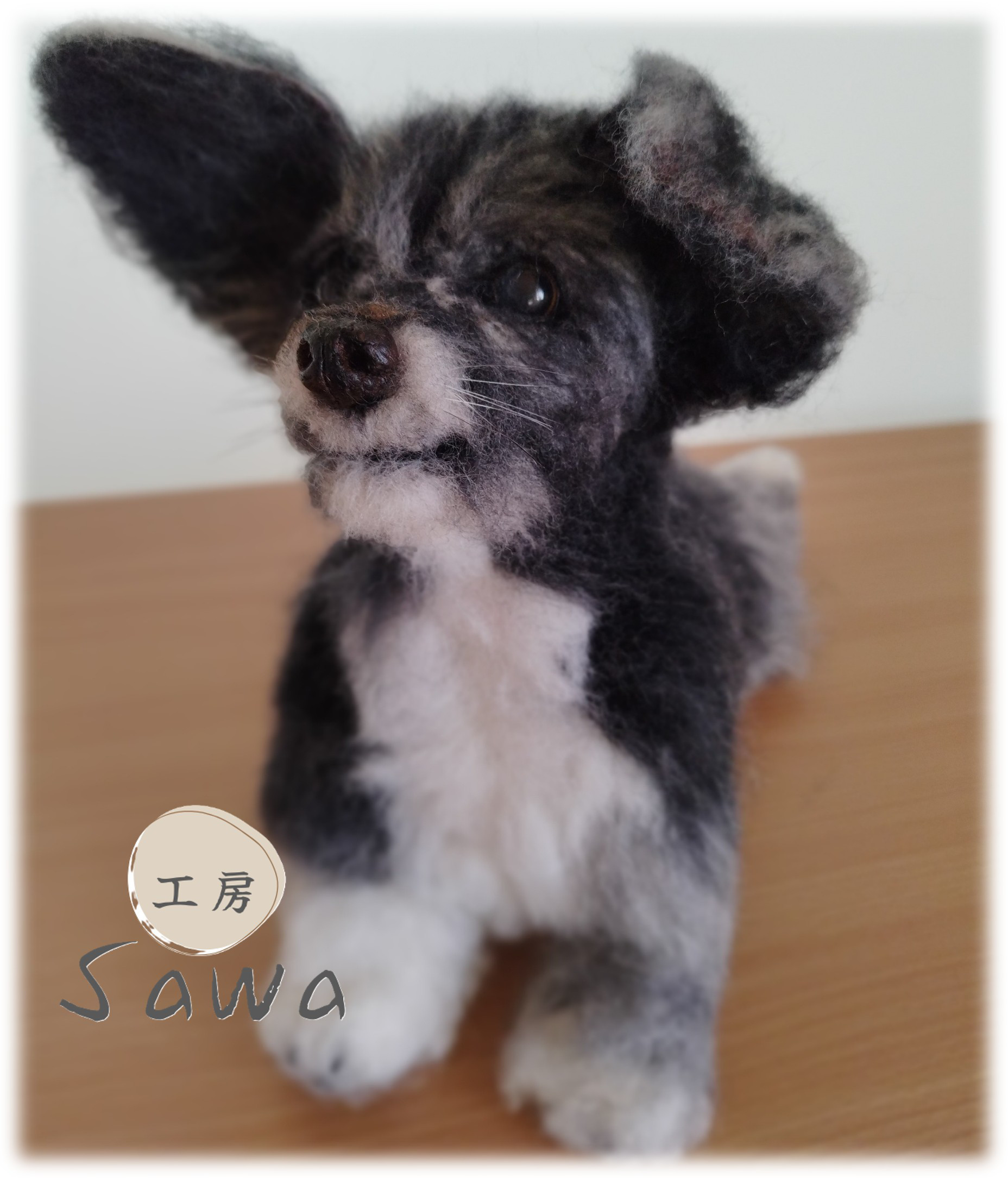 【オーダーメイド　羊毛フェルト】犬　猫　うちのこ　ペットロス　リアル　ハンドメイド