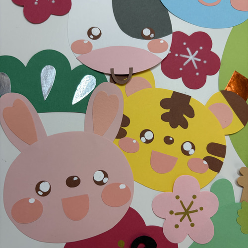 お正月飾り 壁面飾り 干支 2026年 省スペースOK 小さめ壁面飾り 保育園