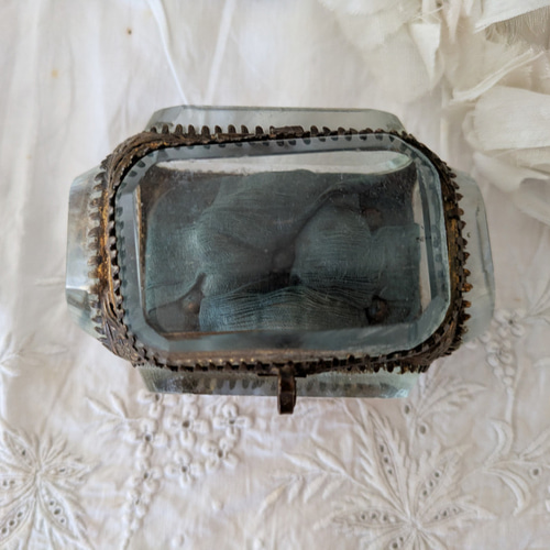 フランス 19世紀末 ベベルガラスのジュエリーボックス その他