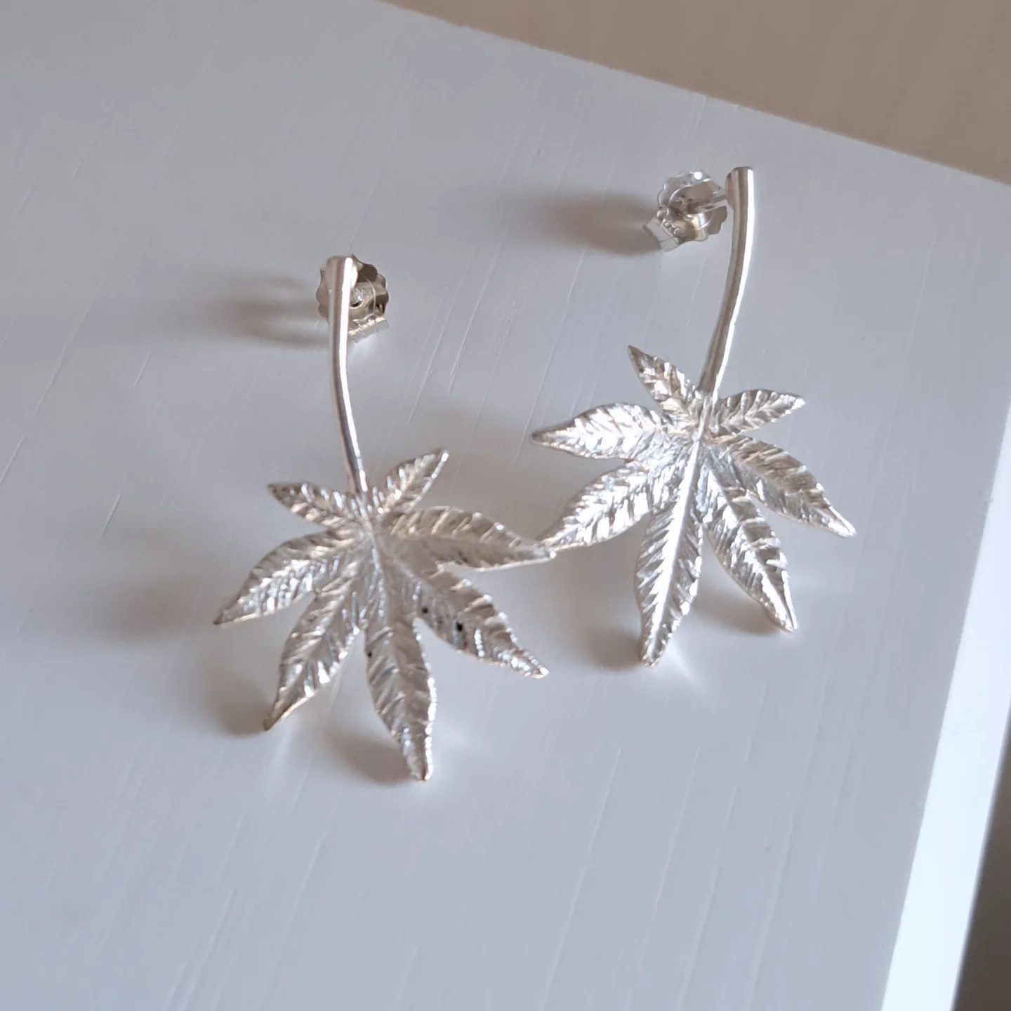 【もみじ ピアス】モミジ 紅葉 和風アクセサリー 京都シルバーアクセサリー 京都アクセサリー