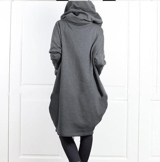 大きいサイズ　レディース　秋冬　フード付き　コート　アウター 新品　パーカーa