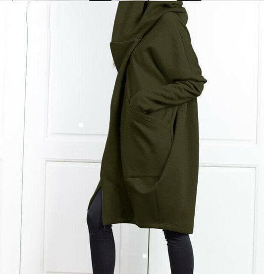 大きいサイズ　レディース　秋冬　フード付き　コート　アウター 新品　パーカーa