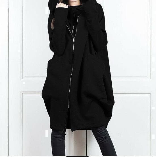 大きいサイズ　レディース　秋冬　フード付き　コート　アウター 新品　パーカーa