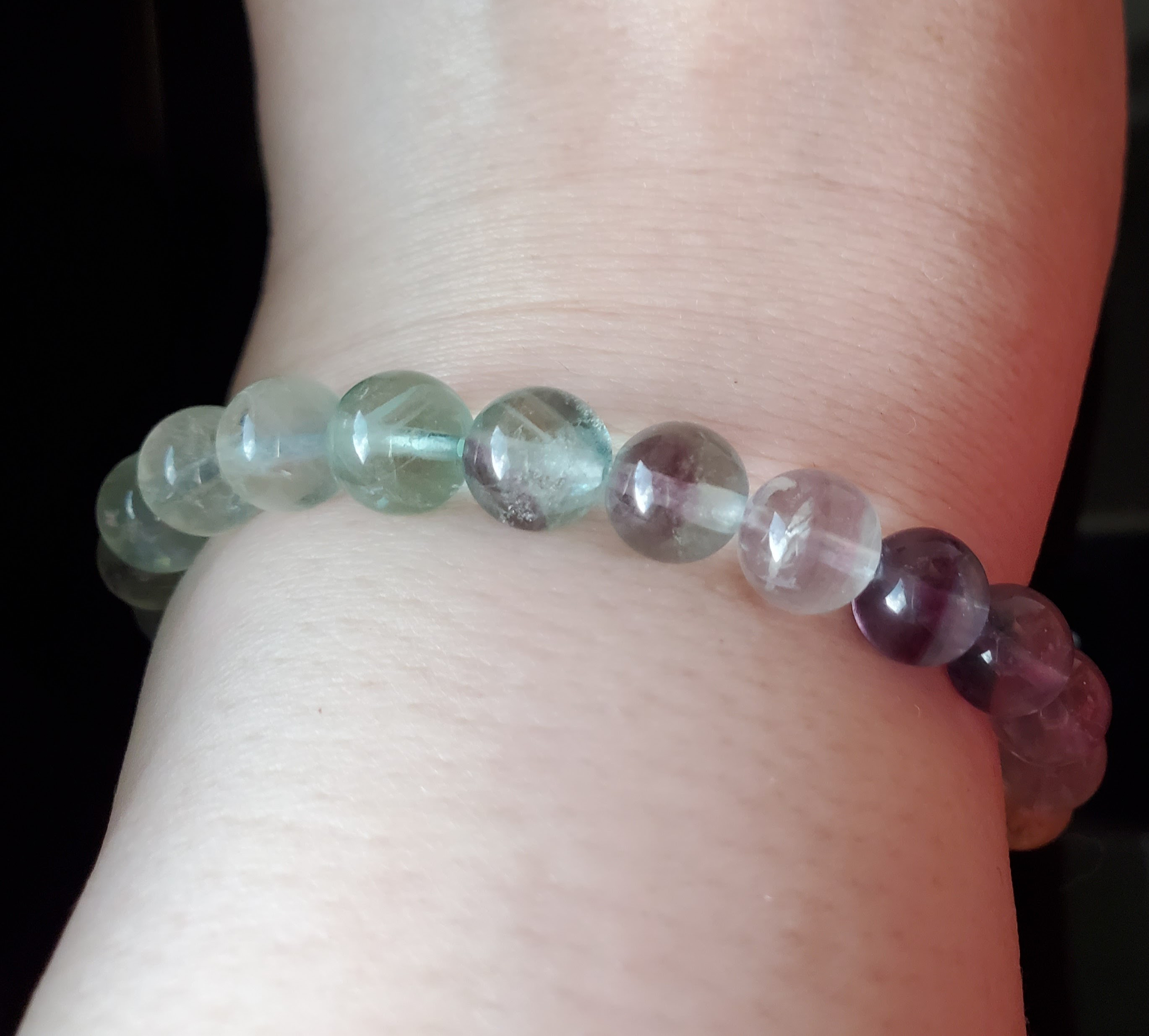 【初めまして大特価セール】 シトリンとフローライトのブレスレット