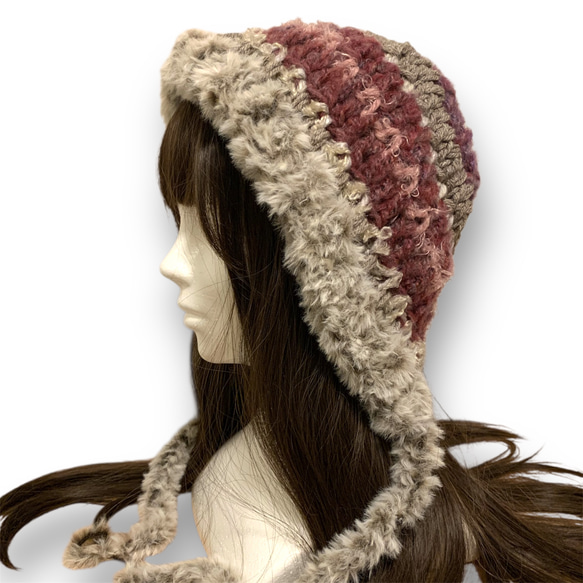 新品ᥫᩣ ̖́-PEARLY GATES フード付きニットキャップ バラクラバ帽子 新品ᥫᩣ ̖́-PEARLY GATES フード付きニットキャップ バラクラバ帽子