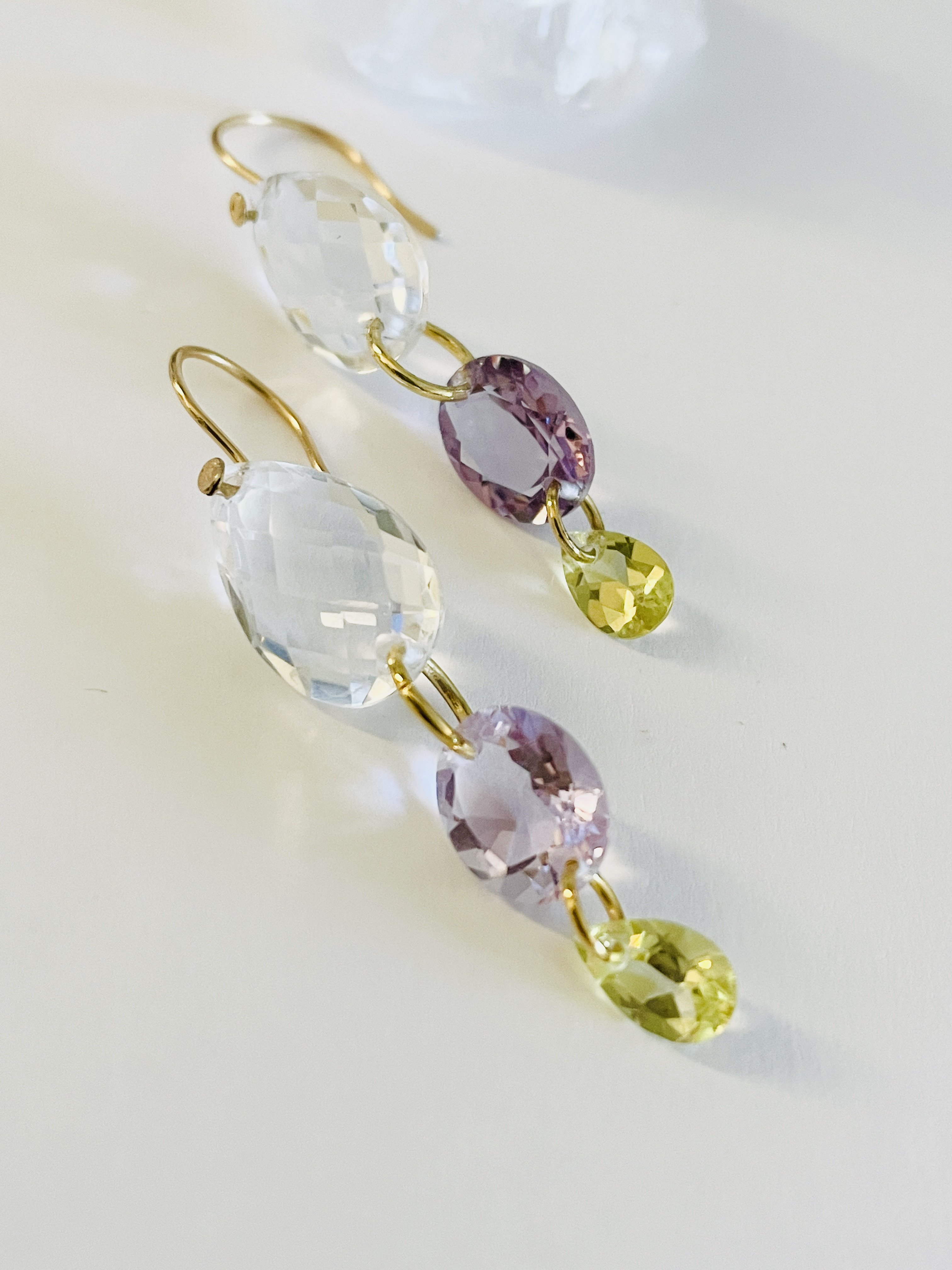 マルチカラーピアス　クリスタル 6,006円