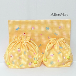 ✳︎特別価格✳︎ ハンドメイド お弁当袋3点セット お弁当袋 3点セット のおすすめ人気通販 検索結果｜Creema(クリーマ