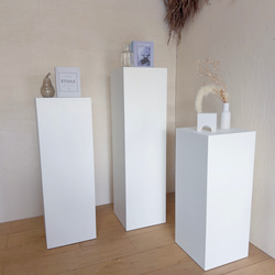 na302. 3点セット ウェルカムスペース 木製 ホワイト ディスプレイ