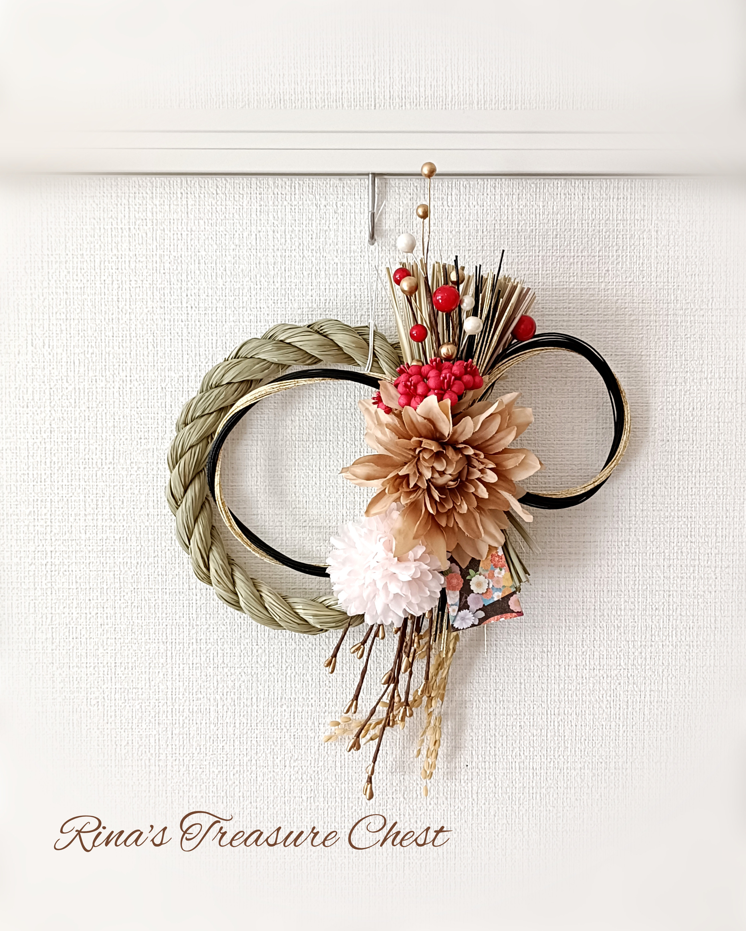 しめ飾り ♡華やかでシックなデザイン☆