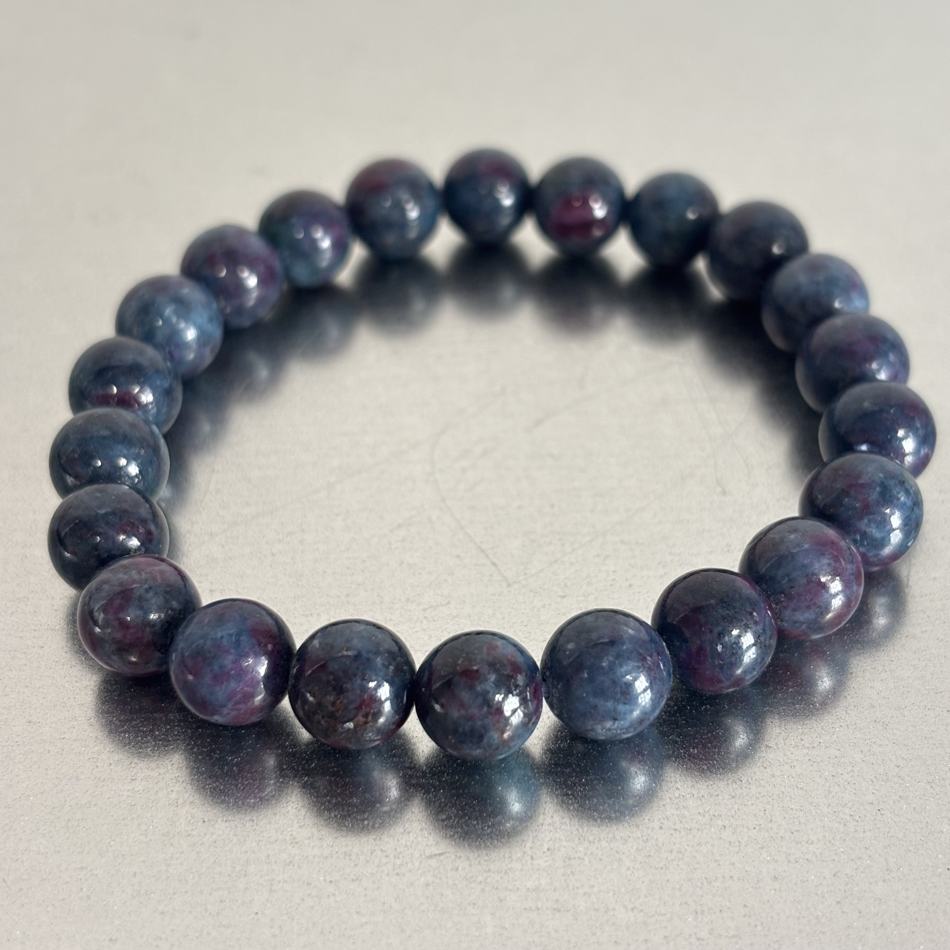 ルビー・サファイア イン カイヤナイト ブレスレット✨️高品質天然石【石言葉】「情熱的な目標達成」 9,472円