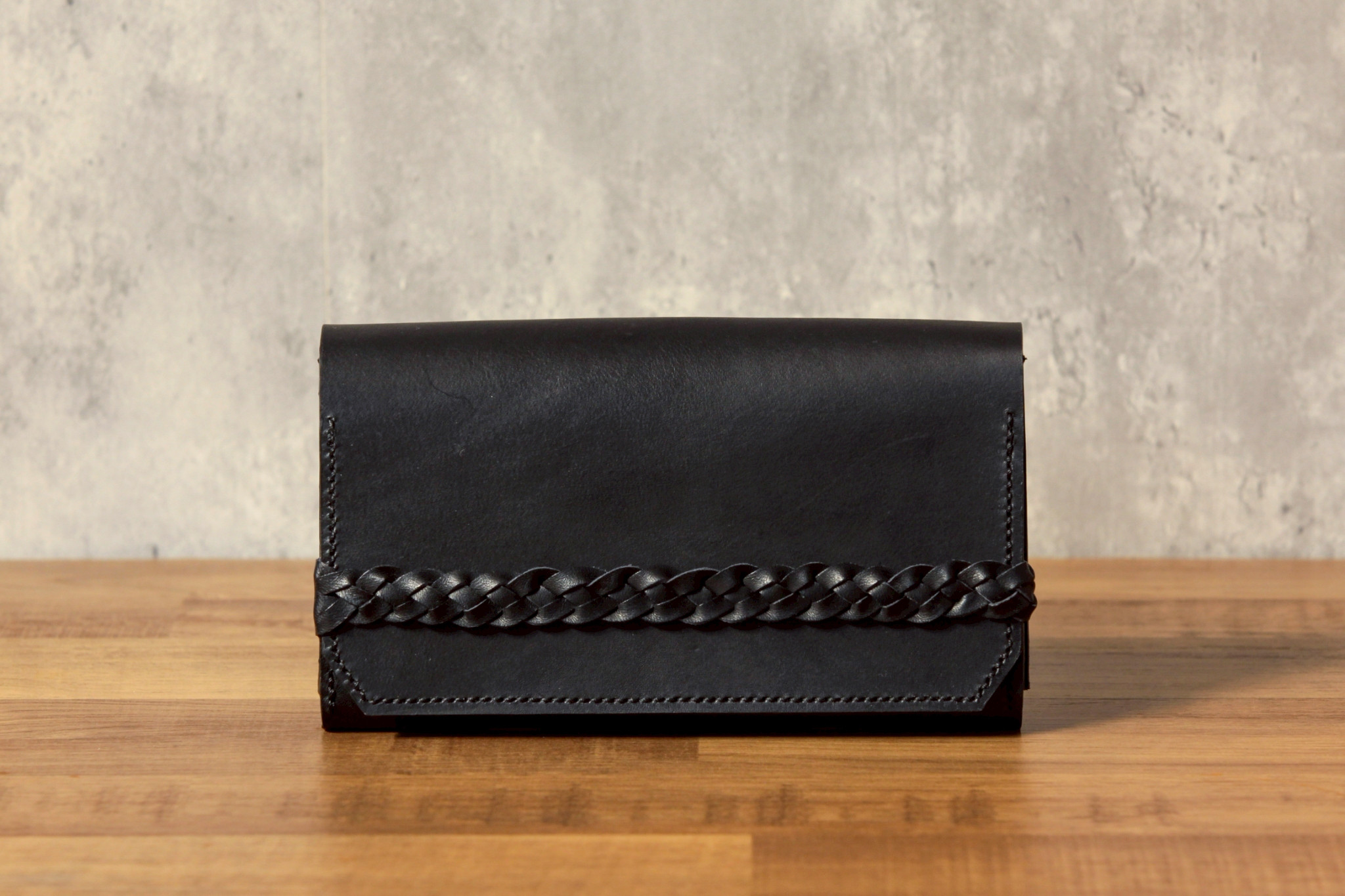 TOMONI 小銭入が取り出せる　長財布　BLACK