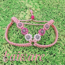 パラコードリード 大型犬 中型犬 ダブルハート編みリード リード・首輪