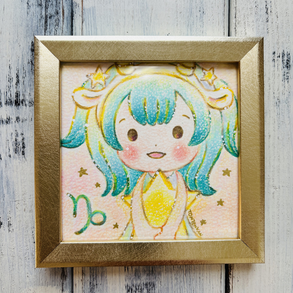 原画】 ⭐︎12星座の女の子⭐︎やぎ座 イラスト TONTENKAN