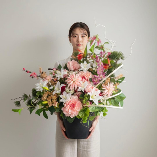 【特大 和モダンアレンジメント】光触媒加工／正月飾り 開店祝い・エントランス装飾 特大 和モダンアレンジメント】光触媒加工／正月飾り 開店祝い