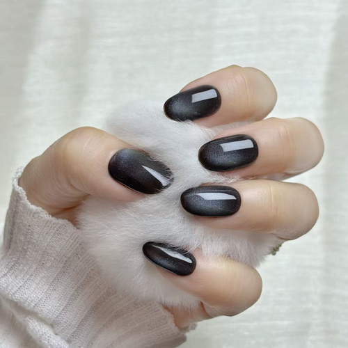 新春SALE】ネイルチップ マグネットネイル ショートオーバル ワン