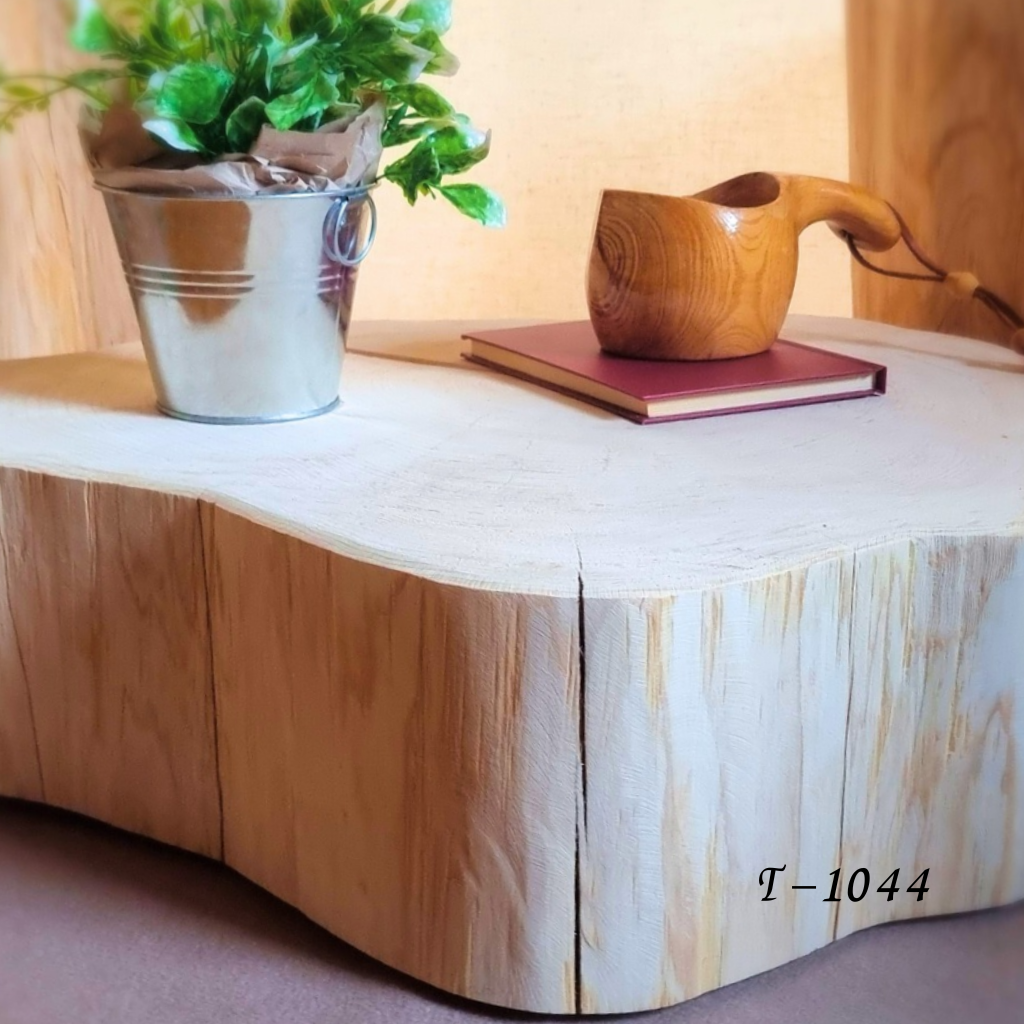 【セール品】超超特大 ひのき 天然アロマ 切株テーブル・無垢無塗装・オーガニック