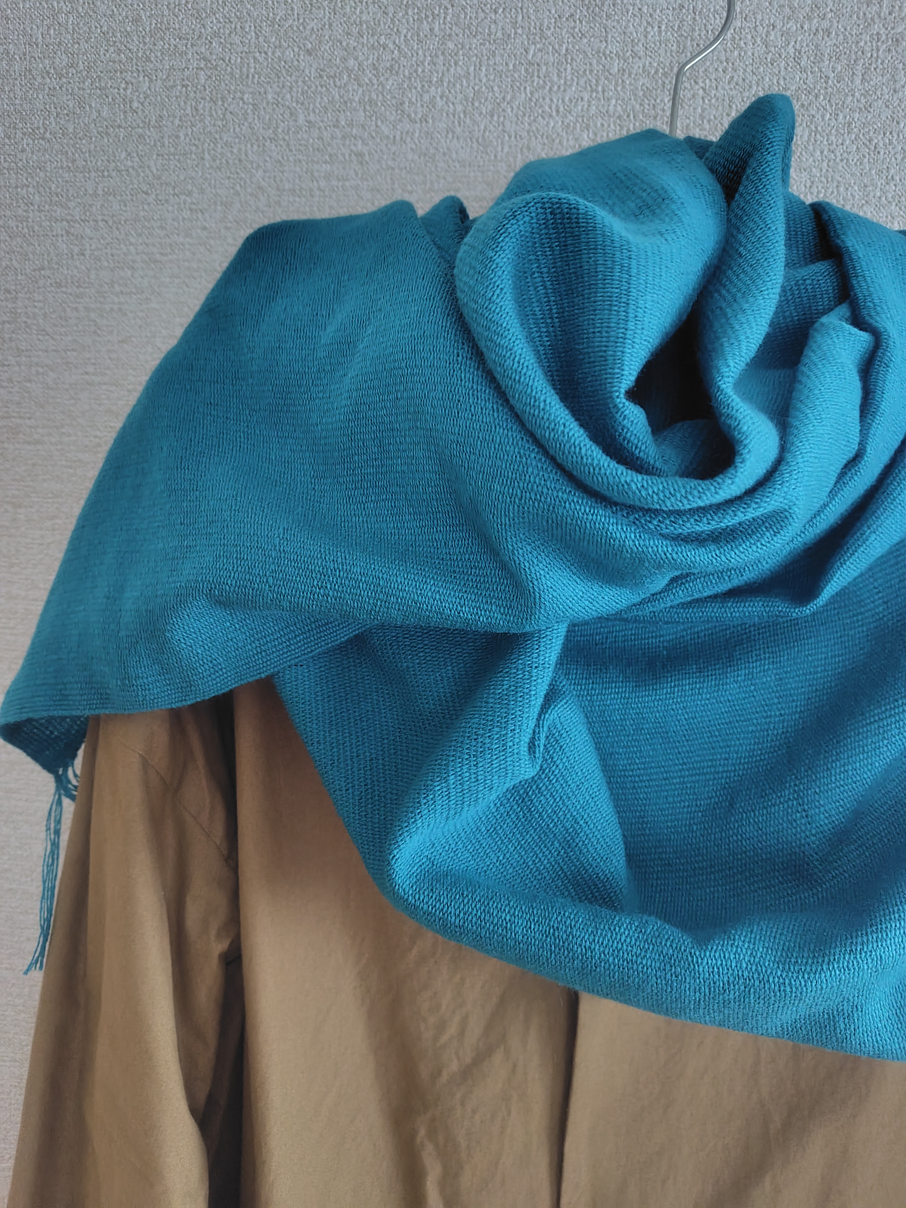 ラムウールのストール