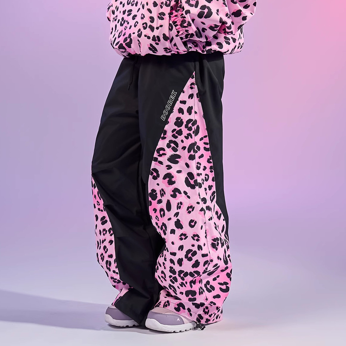 25-26秋冬限定 スノーボードウェア パンツ ズボン 白黒 ピンク 撥水 メンズ レディース スキーウェア SN055