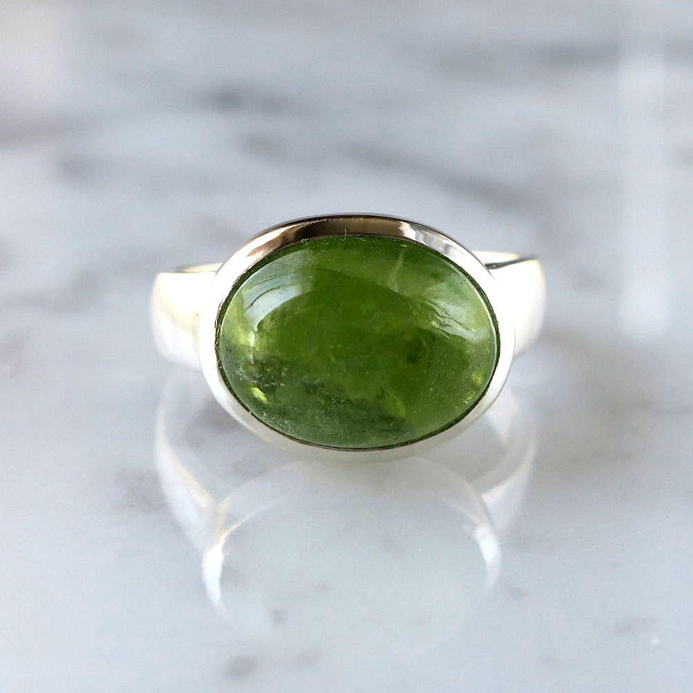 ペリドット リング 7.20ct フリーサイズ 天然石ジュエリー 8月誕生石 夏の誕生石2025 新作2026
