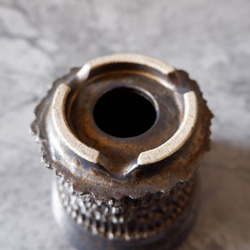 4号燻し金彩鉢360　塊根植物　多肉植物　アガベ　盆栽　植木鉢　作家鉢　鉢皿　沖縄 6枚目の画像