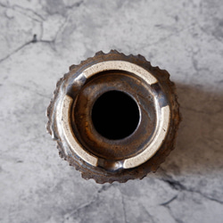 4号燻し金彩鉢360　塊根植物　多肉植物　アガベ　盆栽　植木鉢　作家鉢　鉢皿　沖縄 7枚目の画像