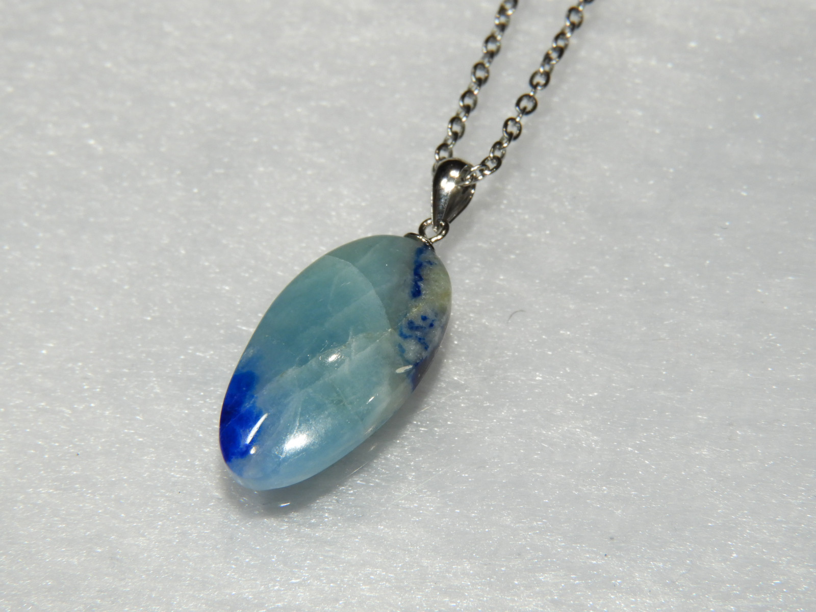アフガニスタンの秘宝！濃いブルーの美しいアフガナイトのペンダント！メイドインジャパン　天然石　5