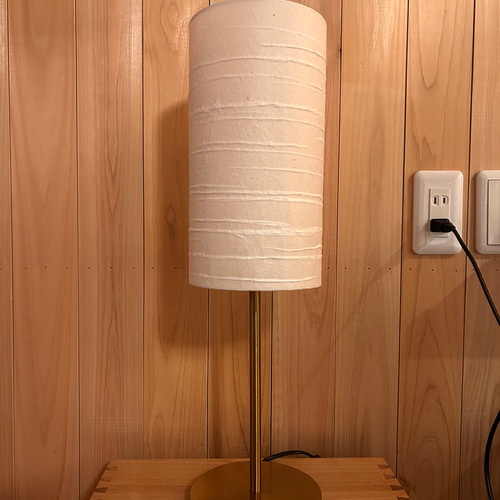 Handmade Washi Lampshade “NAGI(凪)” 和紙 ランプシェード スタンド