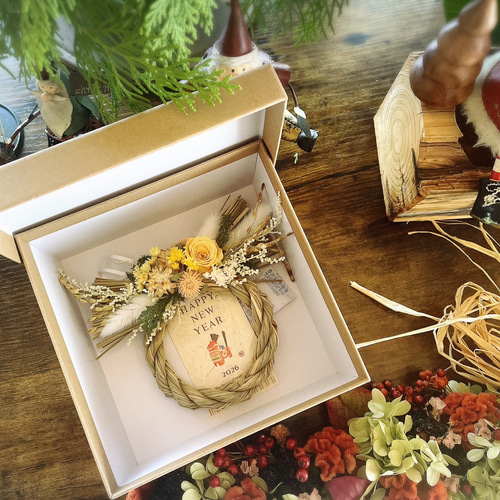 お正月飾り＊ミニしめ縄リース 2026 しめ縄・しめ飾り Agaricco 通販