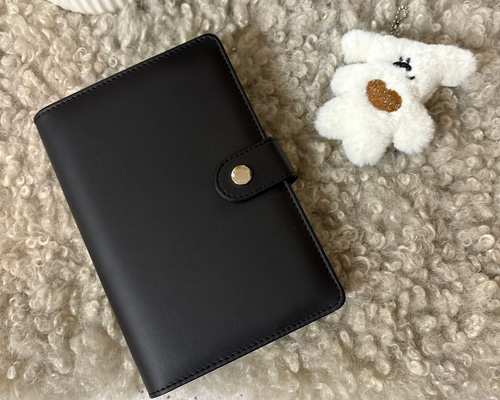 韓国限定＊ミヌイットバインダー/A6サイズ/BLACK/シール帳/予算