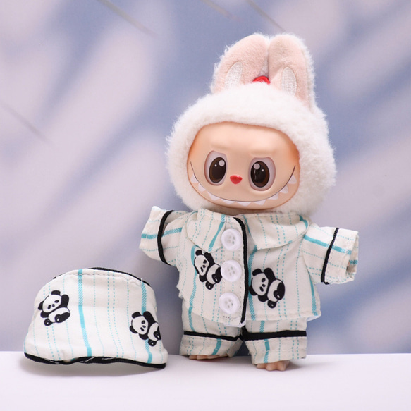 初代目2代目ラブブ着せ替え 17㎝ LABUBU服 着せ替え ラブブぬい服
