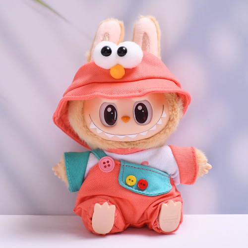 初代目2代目ラブブ着せ替え 17㎝ LABUBU服 着せ替え ラブブぬい服