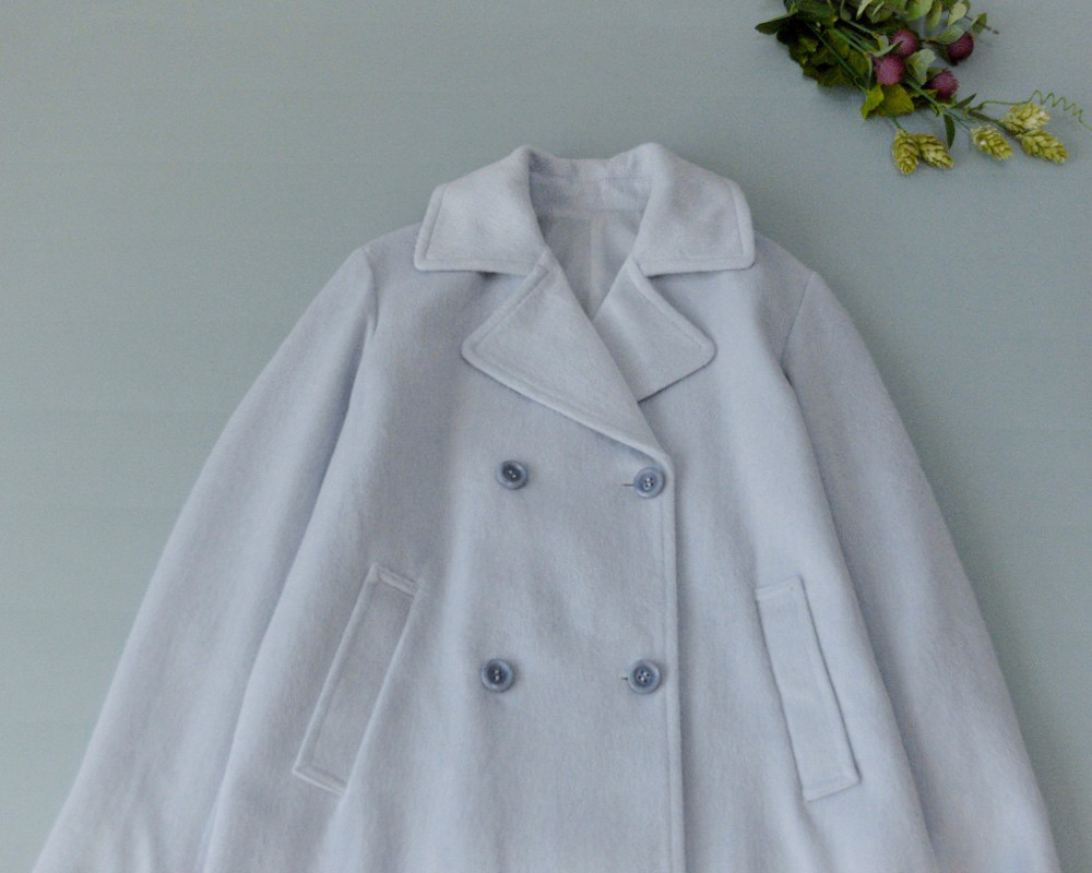 総裏ポケット付きダブルハーフコート♪