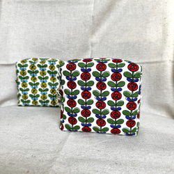 クラフトバンドの蓋付き小物入れ エコクラフト 紙バンド その他