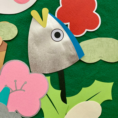 きりん【壁面飾り】まとめ3点 『菖蒲 と 太鼓橋』イチョウ並木と鹿・達磨 節分が楽しくなる、飾りと壁面のアイディア】 青鬼、赤鬼、黄鬼の手つ