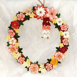 つまみ細工 リース のおすすめ人気通販｜Creema(クリーマ) 国内最大の