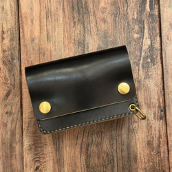 お札を折らずに収納できるショートトラッカーウォレット｜TWS06-KNU-B01 お札を折らずに収納できるショートトラッカーウォレット｜TWS06-KNU